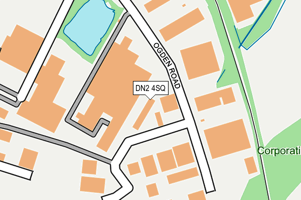 DN2 4SQ map - OS OpenMap – Local (Ordnance Survey) DN2 4SQ map - OS OpenMap – Local (Ordnance Survey)