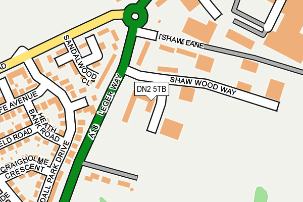 DN2 5TB map - OS OpenMap – Local (Ordnance Survey) DN2 5TB map - OS OpenMap – Local (Ordnance Survey)