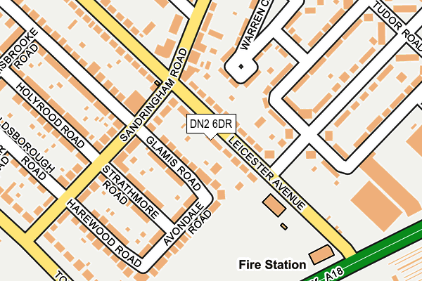 DN2 6DR map - OS OpenMap – Local (Ordnance Survey) DN2 6DR map - OS OpenMap – Local (Ordnance Survey)
