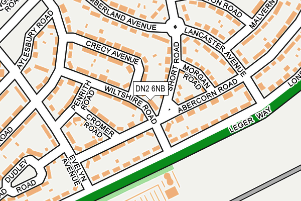DN2 6NB map - OS OpenMap – Local (Ordnance Survey) DN2 6NB map - OS OpenMap – Local (Ordnance Survey)