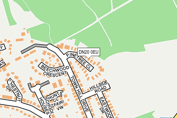 DN20 0EU map - OS OpenMap – Local (Ordnance Survey) DN20 0EU map - OS OpenMap – Local (Ordnance Survey)