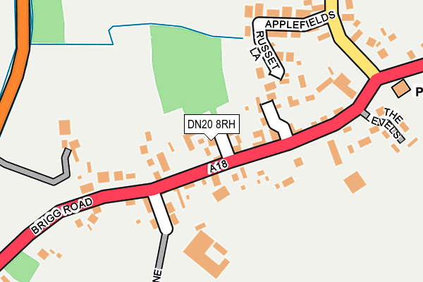 DN20 8RH map - OS OpenMap – Local (Ordnance Survey) DN20 8RH map - OS OpenMap – Local (Ordnance Survey)