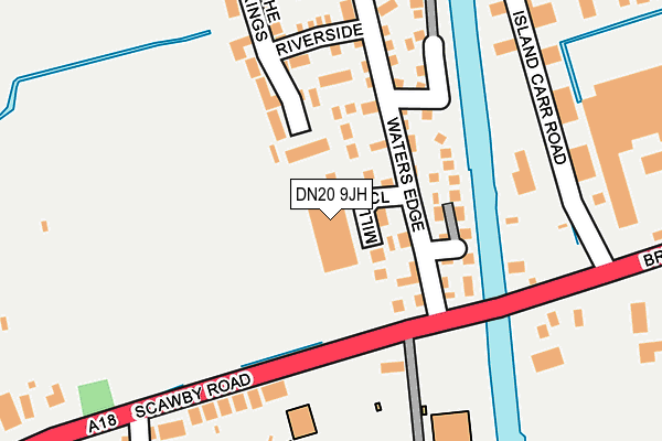 DN20 9JH map - OS OpenMap – Local (Ordnance Survey) DN20 9JH map - OS OpenMap – Local (Ordnance Survey)