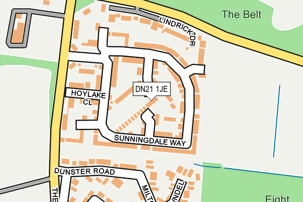 DN21 1JE map - OS OpenMap – Local (Ordnance Survey) DN21 1JE map - OS OpenMap – Local (Ordnance Survey)