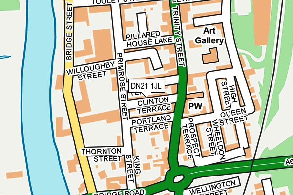 DN21 1JL map - OS OpenMap – Local (Ordnance Survey) DN21 1JL map - OS OpenMap – Local (Ordnance Survey)