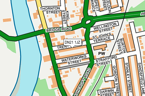 DN21 1JZ map - OS OpenMap – Local (Ordnance Survey) DN21 1JZ map - OS OpenMap – Local (Ordnance Survey)