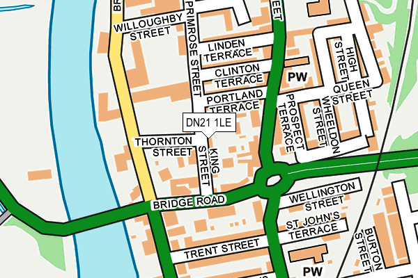 DN21 1LE map - OS OpenMap – Local (Ordnance Survey) DN21 1LE map - OS OpenMap – Local (Ordnance Survey)