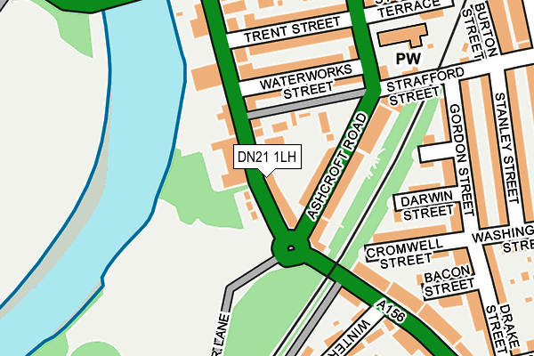 DN21 1LH map - OS OpenMap – Local (Ordnance Survey) DN21 1LH map - OS OpenMap – Local (Ordnance Survey)