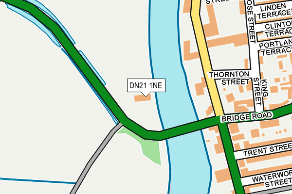 DN21 1NE map - OS OpenMap – Local (Ordnance Survey) DN21 1NE map - OS OpenMap – Local (Ordnance Survey)