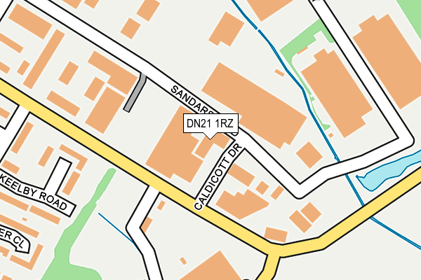 DN21 1RZ map - OS OpenMap – Local (Ordnance Survey) DN21 1RZ map - OS OpenMap – Local (Ordnance Survey)