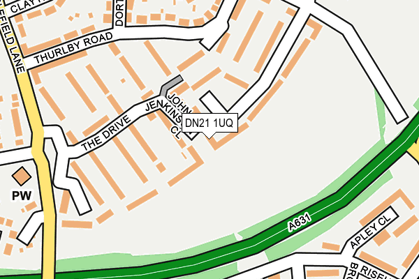 DN21 1UQ map - OS OpenMap – Local (Ordnance Survey) DN21 1UQ map - OS OpenMap – Local (Ordnance Survey)