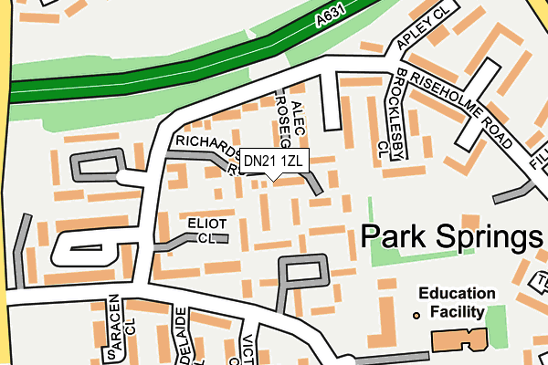 DN21 1ZL map - OS OpenMap – Local (Ordnance Survey) DN21 1ZL map - OS OpenMap – Local (Ordnance Survey)