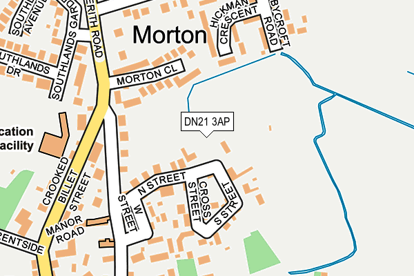 DN21 3AP map - OS OpenMap – Local (Ordnance Survey) DN21 3AP map - OS OpenMap – Local (Ordnance Survey)