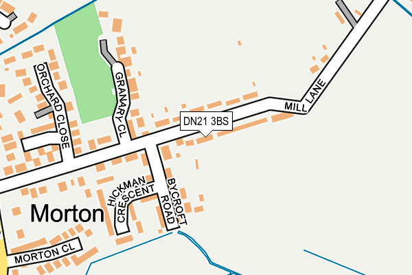 DN21 3BS map - OS OpenMap – Local (Ordnance Survey)