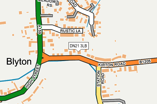 DN21 3LB map - OS OpenMap – Local (Ordnance Survey) DN21 3LB map - OS OpenMap – Local (Ordnance Survey)