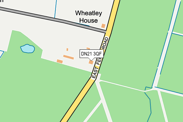 DN21 3QF map - OS OpenMap – Local (Ordnance Survey) DN21 3QF map - OS OpenMap – Local (Ordnance Survey)