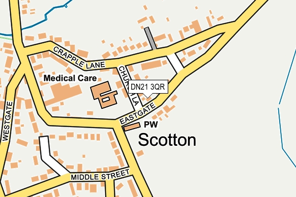DN21 3QR map - OS OpenMap – Local (Ordnance Survey) DN21 3QR map - OS OpenMap – Local (Ordnance Survey)
