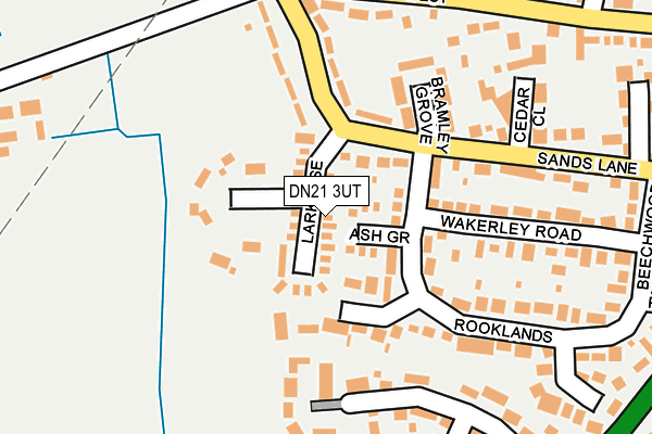 DN21 3UT map - OS OpenMap – Local (Ordnance Survey) DN21 3UT map - OS OpenMap – Local (Ordnance Survey)