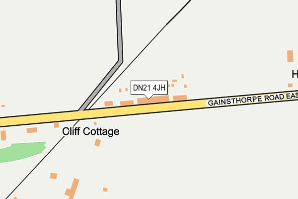 DN21 4JH map - OS OpenMap – Local (Ordnance Survey) DN21 4JH map - OS OpenMap – Local (Ordnance Survey)