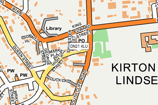DN21 4LU map - OS OpenMap – Local (Ordnance Survey) DN21 4LU map - OS OpenMap – Local (Ordnance Survey)