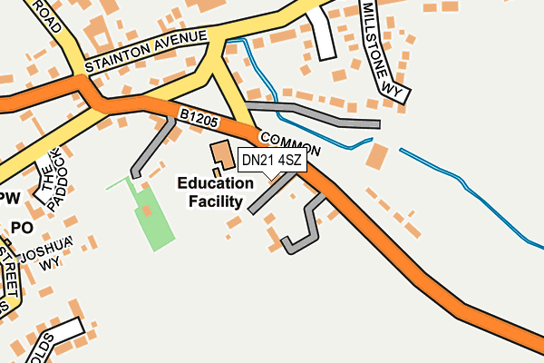 DN21 4SZ map - OS OpenMap – Local (Ordnance Survey) DN21 4SZ map - OS OpenMap – Local (Ordnance Survey)