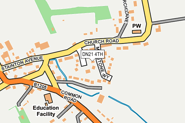 DN21 4TH map - OS OpenMap – Local (Ordnance Survey) DN21 4TH map - OS OpenMap – Local (Ordnance Survey)
