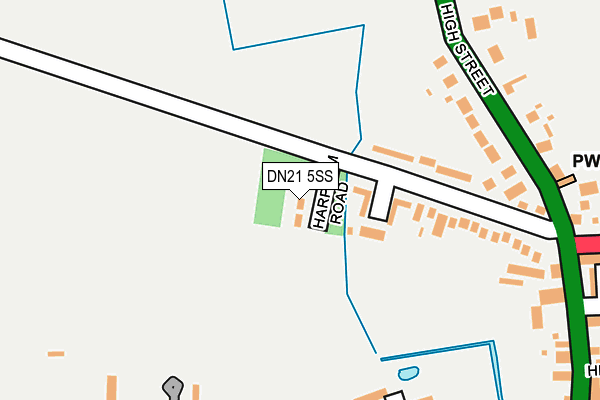DN21 5SS map - OS OpenMap – Local (Ordnance Survey) DN21 5SS map - OS OpenMap – Local (Ordnance Survey)