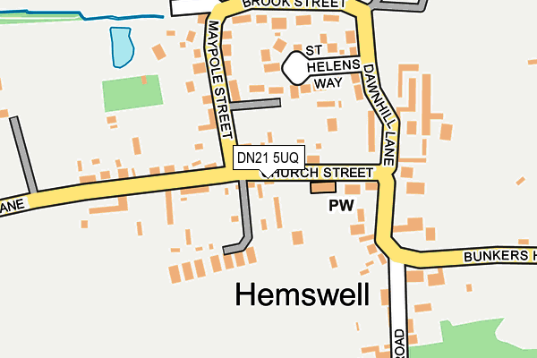DN21 5UQ map - OS OpenMap – Local (Ordnance Survey) DN21 5UQ map - OS OpenMap – Local (Ordnance Survey)