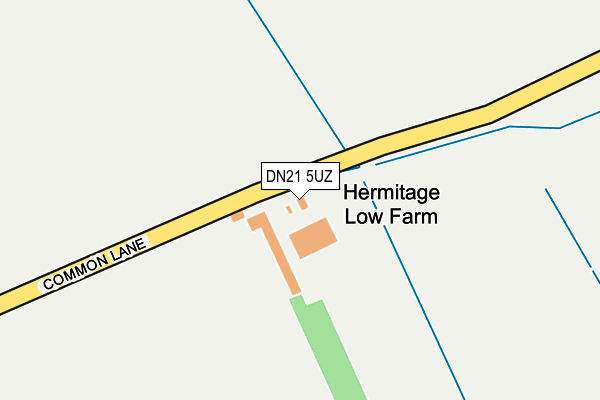 DN21 5UZ map - OS OpenMap – Local (Ordnance Survey) DN21 5UZ map - OS OpenMap – Local (Ordnance Survey)