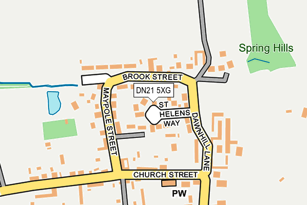 DN21 5XG map - OS OpenMap – Local (Ordnance Survey) DN21 5XG map - OS OpenMap – Local (Ordnance Survey)