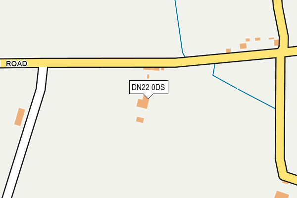 DN22 0DS map - OS OpenMap – Local (Ordnance Survey) DN22 0DS map - OS OpenMap – Local (Ordnance Survey)