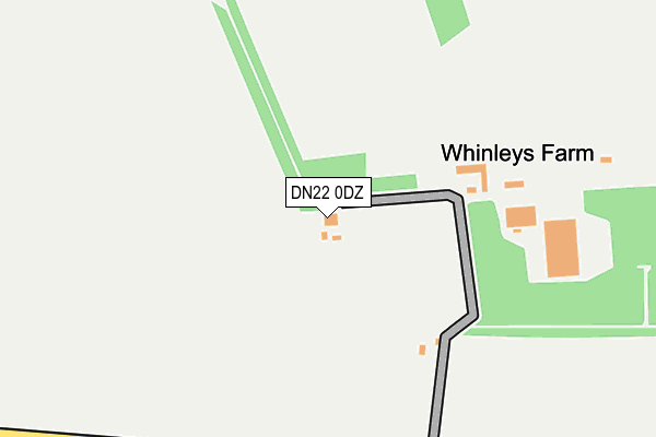 DN22 0DZ map - OS OpenMap – Local (Ordnance Survey) DN22 0DZ map - OS OpenMap – Local (Ordnance Survey)