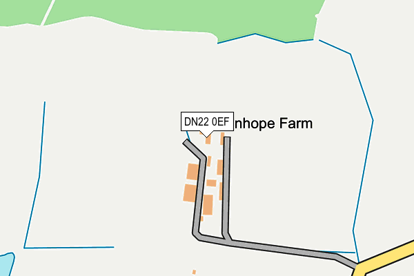 DN22 0EF map - OS OpenMap – Local (Ordnance Survey) DN22 0EF map - OS OpenMap – Local (Ordnance Survey)
