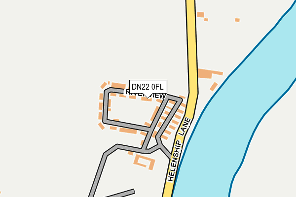 DN22 0FL map - OS OpenMap – Local (Ordnance Survey) DN22 0FL map - OS OpenMap – Local (Ordnance Survey)
