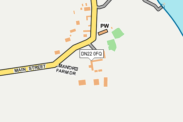 DN22 0FQ map - OS OpenMap – Local (Ordnance Survey) DN22 0FQ map - OS OpenMap – Local (Ordnance Survey)