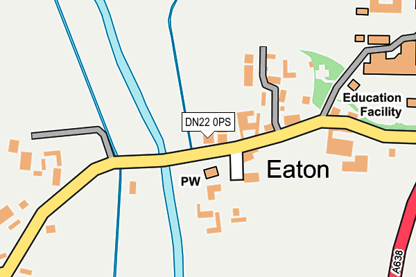 DN22 0PS map - OS OpenMap – Local (Ordnance Survey) DN22 0PS map - OS OpenMap – Local (Ordnance Survey)
