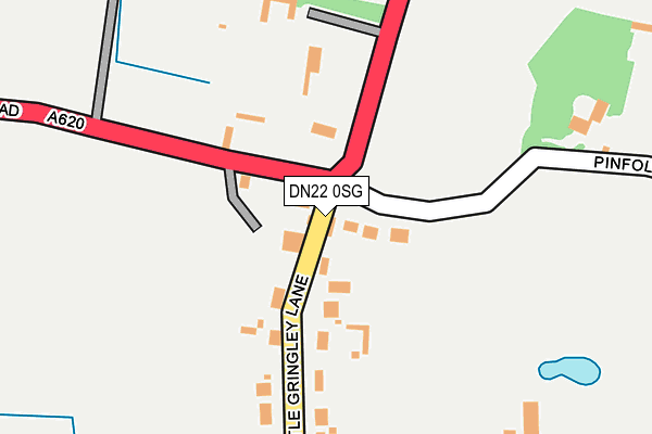 DN22 0SG map - OS OpenMap – Local (Ordnance Survey) DN22 0SG map - OS OpenMap – Local (Ordnance Survey)