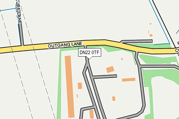 DN22 0TF map - OS OpenMap – Local (Ordnance Survey) DN22 0TF map - OS OpenMap – Local (Ordnance Survey)