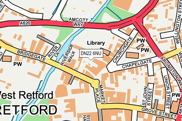 DN22 6NU map - OS OpenMap – Local (Ordnance Survey) DN22 6NU map - OS OpenMap – Local (Ordnance Survey)