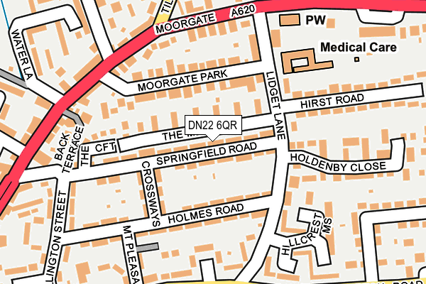 DN22 6QR map - OS OpenMap – Local (Ordnance Survey) DN22 6QR map - OS OpenMap – Local (Ordnance Survey)