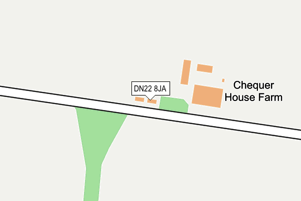 DN22 8JA map - OS OpenMap – Local (Ordnance Survey) DN22 8JA map - OS OpenMap – Local (Ordnance Survey)