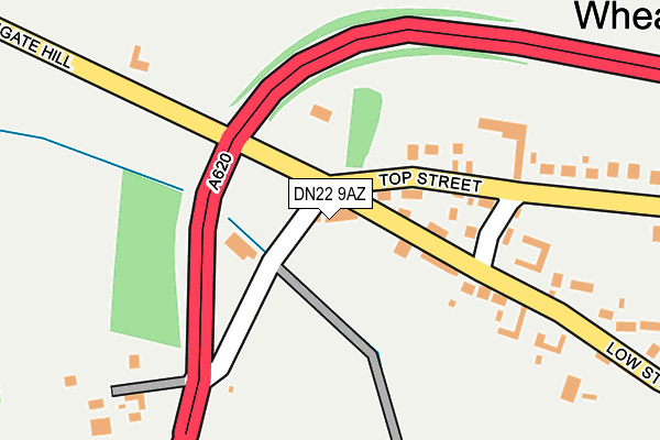 DN22 9AZ map - OS OpenMap – Local (Ordnance Survey) DN22 9AZ map - OS OpenMap – Local (Ordnance Survey)