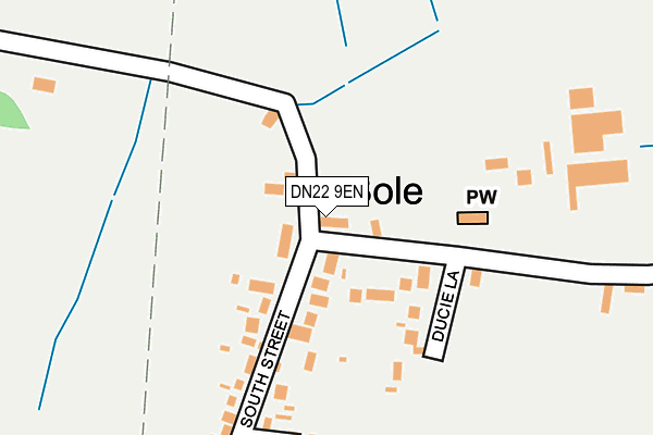 DN22 9EN map - OS OpenMap – Local (Ordnance Survey) DN22 9EN map - OS OpenMap – Local (Ordnance Survey)