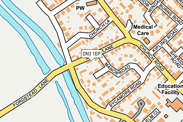 DN3 1EP map - OS OpenMap – Local (Ordnance Survey) DN3 1EP map - OS OpenMap – Local (Ordnance Survey)