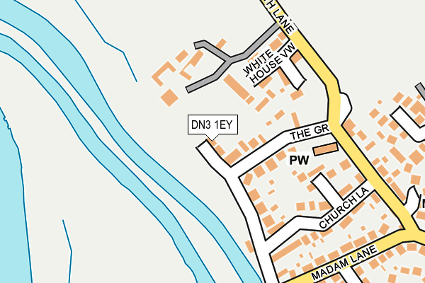 DN3 1EY map - OS OpenMap – Local (Ordnance Survey) DN3 1EY map - OS OpenMap – Local (Ordnance Survey)