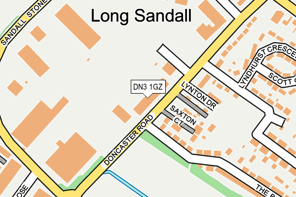 DN3 1GZ map - OS OpenMap – Local (Ordnance Survey) DN3 1GZ map - OS OpenMap – Local (Ordnance Survey)
