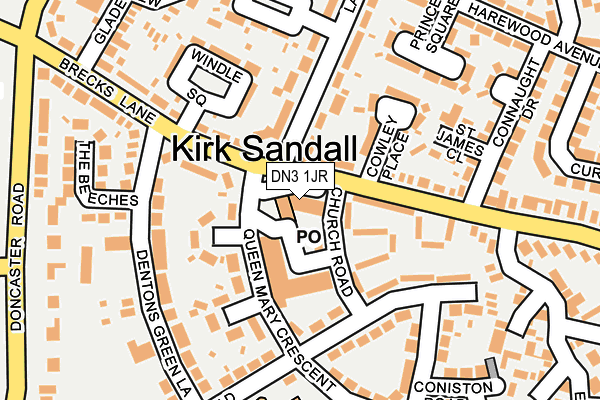 DN3 1JR map - OS OpenMap – Local (Ordnance Survey) DN3 1JR map - OS OpenMap – Local (Ordnance Survey)