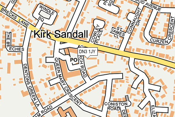 DN3 1JY map - OS OpenMap – Local (Ordnance Survey) DN3 1JY map - OS OpenMap – Local (Ordnance Survey)