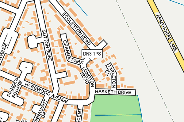 DN3 1PS map - OS OpenMap – Local (Ordnance Survey) DN3 1PS map - OS OpenMap – Local (Ordnance Survey)