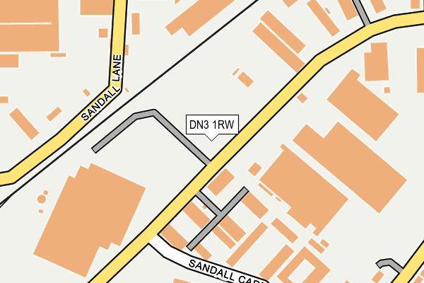 DN3 1RW map - OS OpenMap – Local (Ordnance Survey) DN3 1RW map - OS OpenMap – Local (Ordnance Survey)